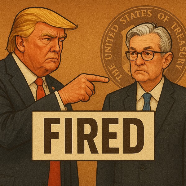 President Donald Trump Firing Treasury Secretary Jerome Powell